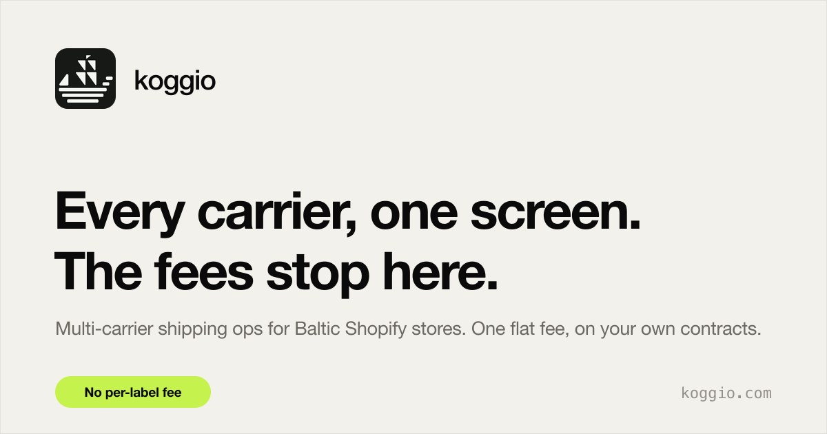 Koggio — every carrier, one screen
